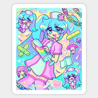 Hatsune Miku nurse Sticker